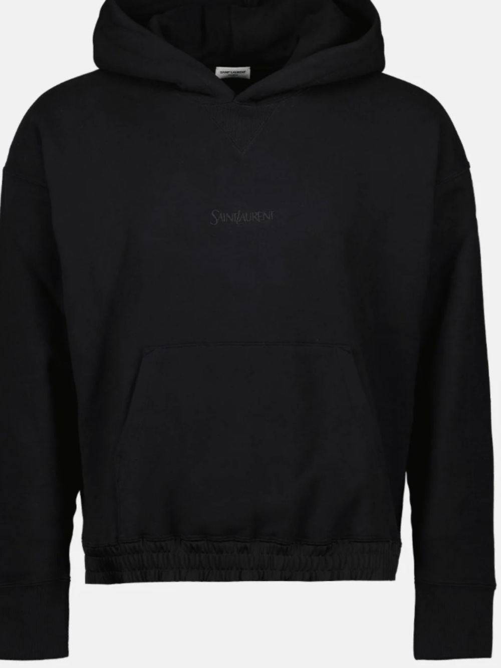 Men's Saint Laurent fleece tonal logo hoodie size XXL made in Italy